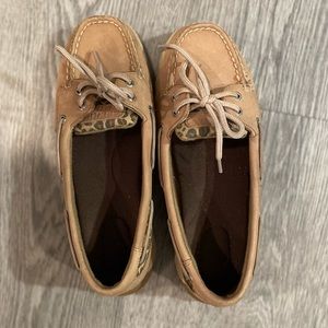 Leopard Print Sperry Shoes